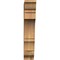 Ekena Millwork Balboa Traditional Rough Sawn Bracket, Western Red Cedar, 4"W x 18"D x 22"H BKT04X18X22BOA01RWR - alternate 3